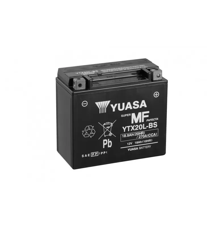 BATTERIE YUASA YTX20L-BS Satisfait Ou Remboursé