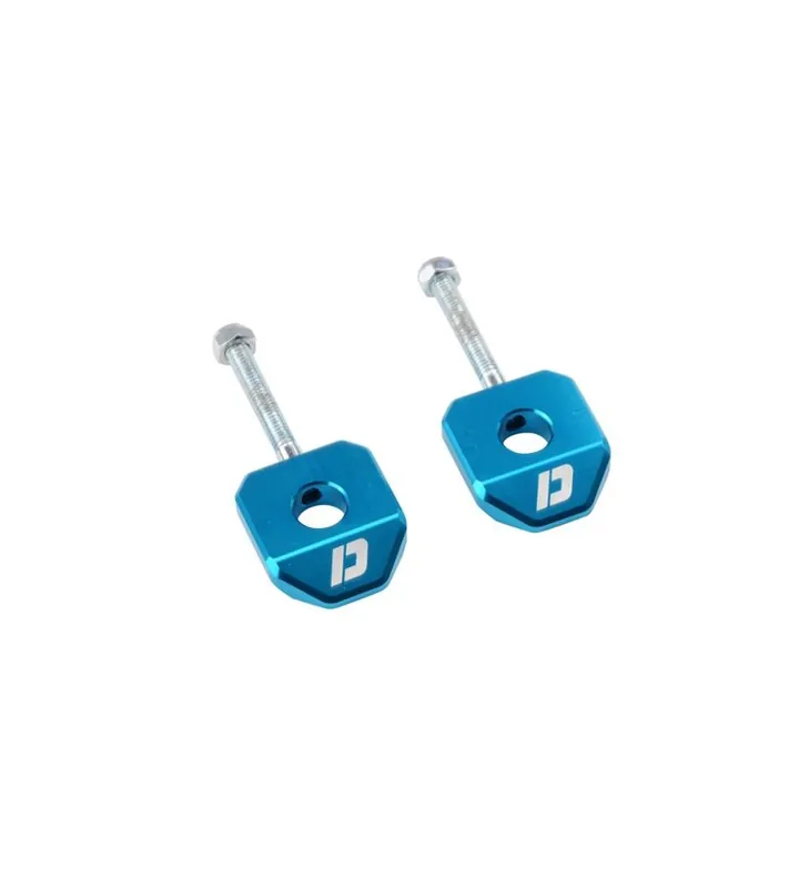 TENDEUR DE CHAINE DOPPLER BLEU POUR DERBI ET GILERA AXE DE 12MM Promotion