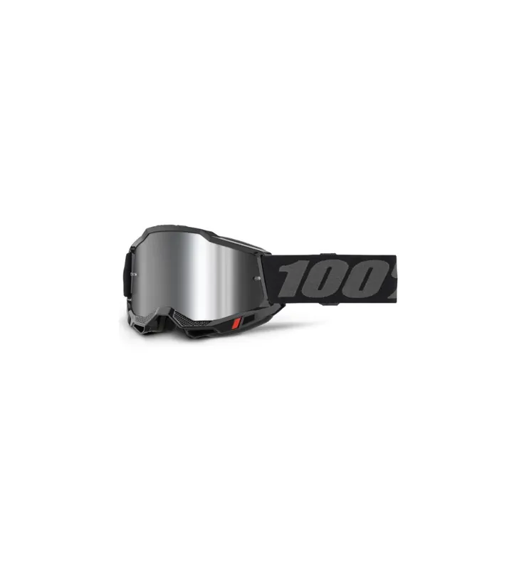Seulement Aujourd&rsquo;hui MASQUE CROSS 100% ACCURI 2 NOIR ECRAN MIRROIR GRIS
