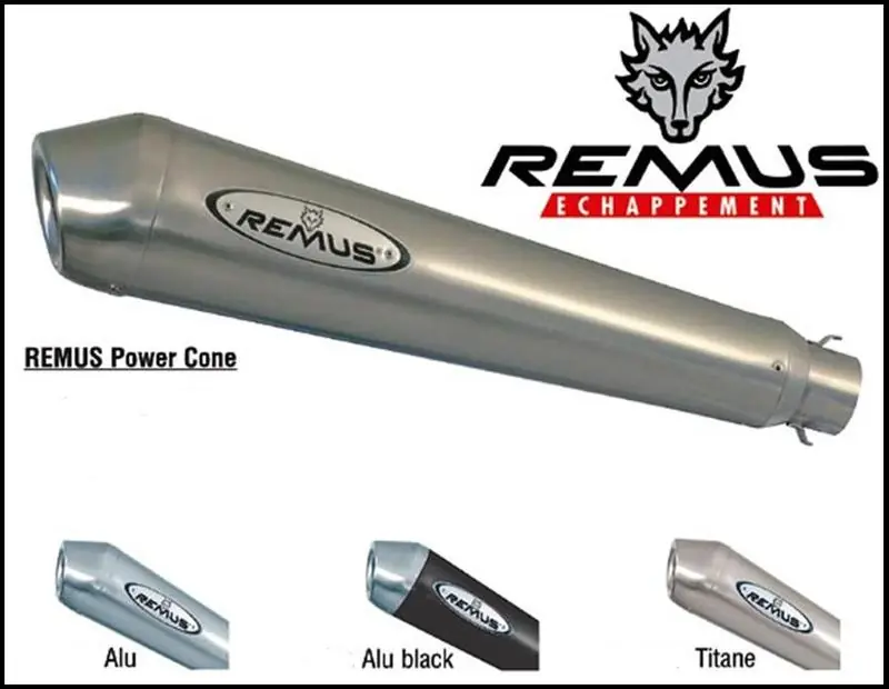 Offre Limitée 2 silencieux Remus Powercone titane pour MT03 ( RM02 )