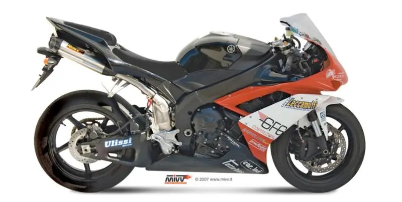 Jusqu&rsquo;à Épuisement Des Stocks Mivv 2 silencieux Suono inox pour YZF R1 2007/2008