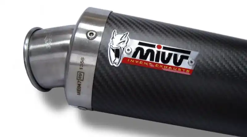 MIVV Sportline silencieux ovale carbone pour Suzuki SV650 N/S 2003 Nouveauté