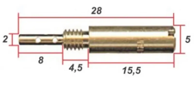Gicleur de ralenti pour Yamaha avec carburateur Mikuni Usine Directe
