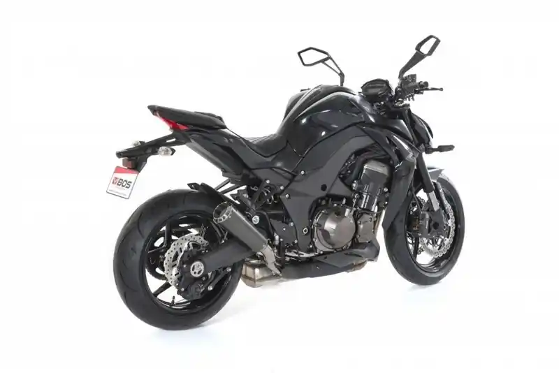 2 Silencieux Bos Superbike inox Carbon Steel Retour Gratuit