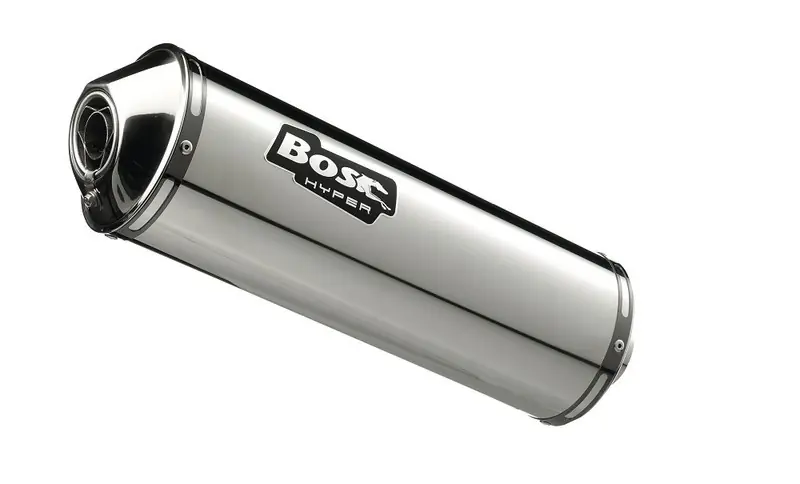 Bos Silencieux Ovale 120mm inox poli pour Suzuki GSR750 Offre Du Jour