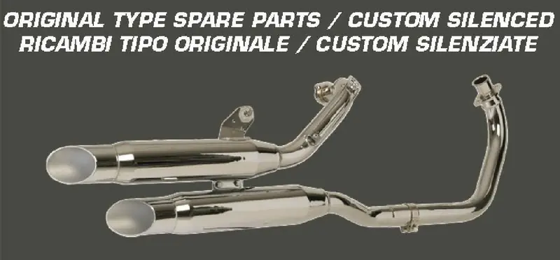 Paire de silencieux Marving Custom Silenced chromés Nouvelle Collection