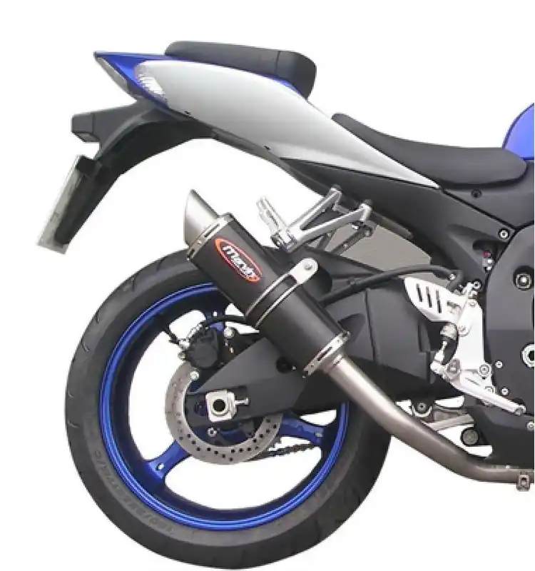 Certifié Silencieux Marving carbone rond 108 pour GSX-R600 2006-2007