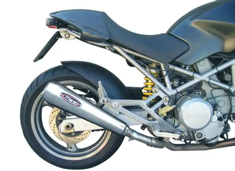 Marving 2 silencieux coniques style inox bas pour Ducati Monster 750 Prix Réduit