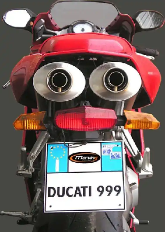 Silencieux Marving Superline carbone pour Ducati 999 et 999S Promotion