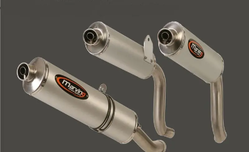 Dernier Modèle Marving 2 silencieux Superline ovale alu pour Ducati Monster 750