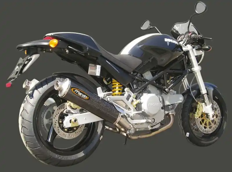 Marving 2 silencieux Superline ovale carbone pour Ducati Monster 900 Acheter Direct