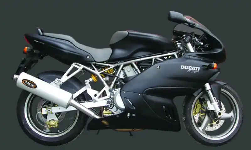 2 Silencieux Marving Superline ovales alu pour Ducati 800SS 03/05 Must-Have