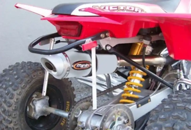 Silencieux Marving rond alu pour quad Polaris Outlaw 525 2009> Nouvel Arrivage