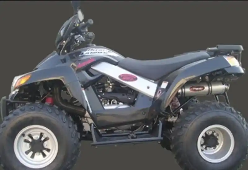 Silencieux Marving rond alu pour Sym Quad Lander 250 2006> Soldes