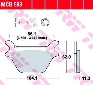 Plaquettes AR pour Harley Davidson XLH1100 1987-1988 Pas Cher
