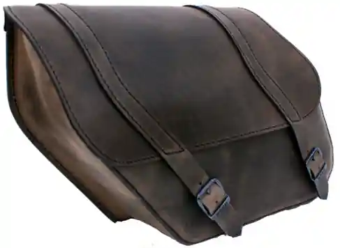 Certifié Sacoche simple face cuir LZAD2-1098 11L pour Harley Davidson