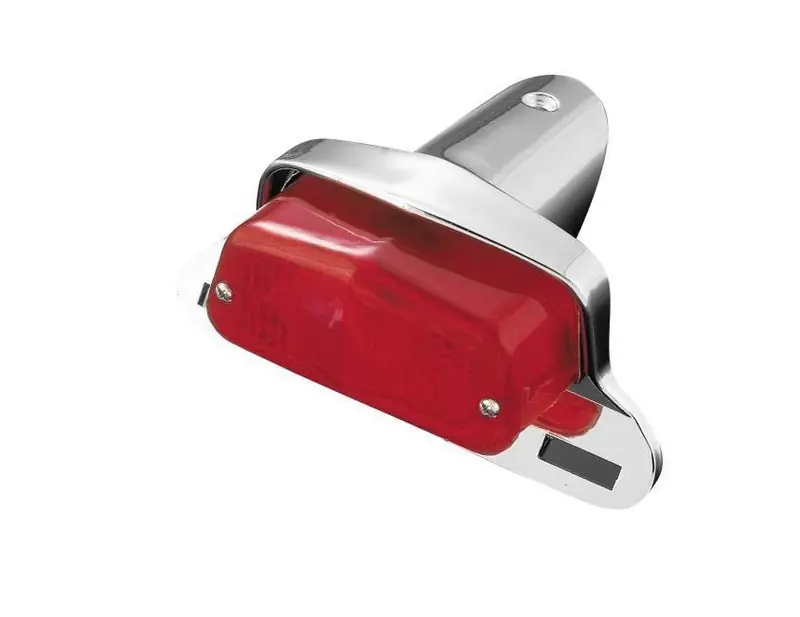 Feux AR style "Lucas" classique chrome avec support de plaque Prix Bas