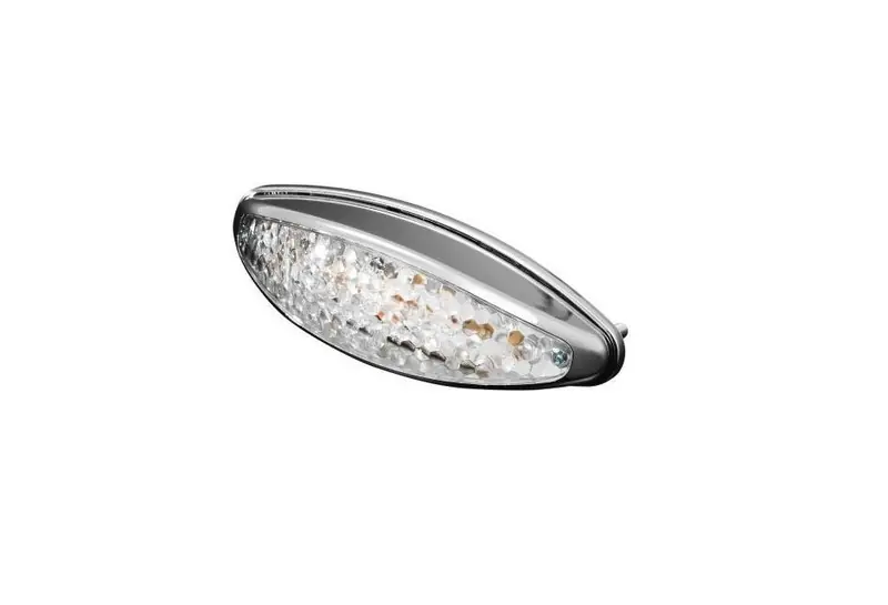 Feux AR LED ovale boitier chromé Commande En Gros