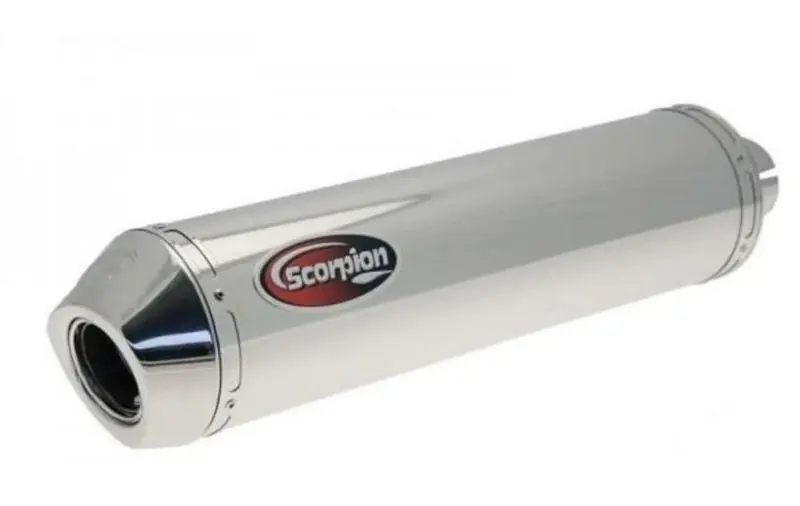 Scorpion silencieux Premium inox rond pour Suzuki GS500F 2004/2007 Retour Gratuit