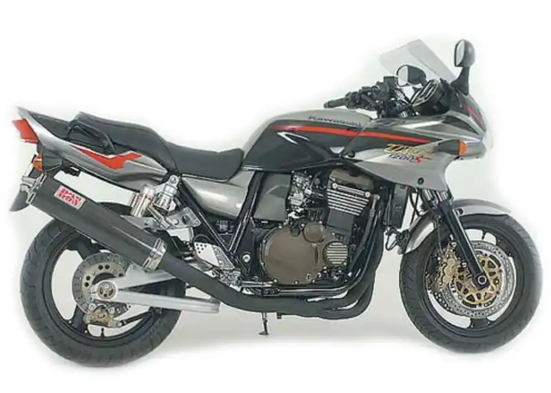 BOS silencieux inox look carbone ovale Kawasaki ZRX 1100 1997-2001 Vente Directe