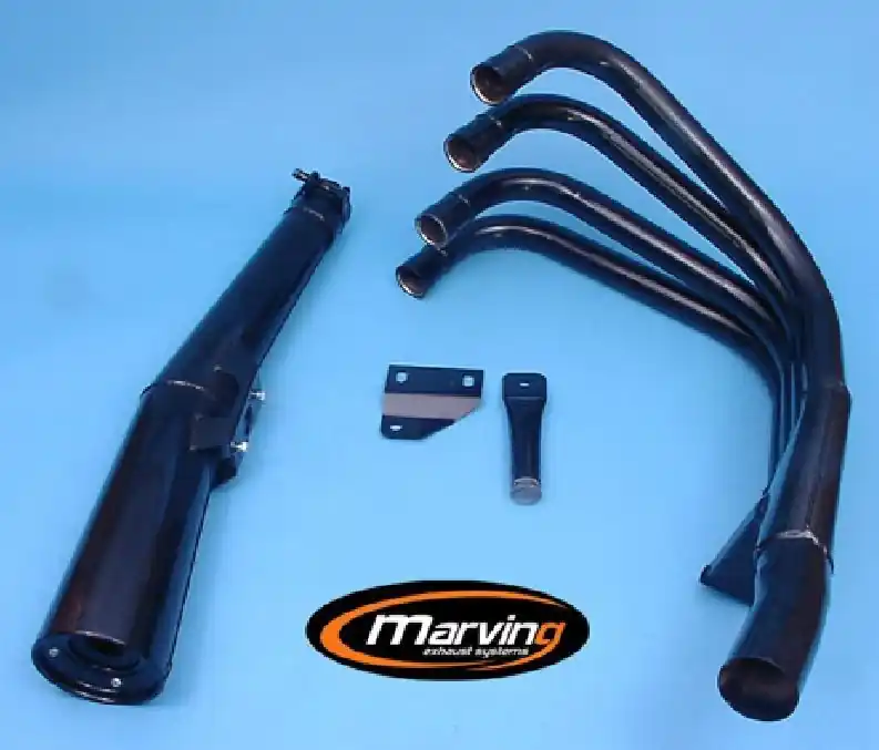 Solde Marving ligne 4 en 1 chromée noir pour GPz 1100 Unitrak 83-85