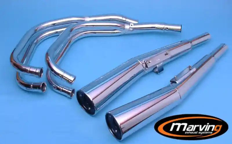 Marving ligne 4/2 chromée pour Honda CB 750F Bol-d'Or Commander Vite