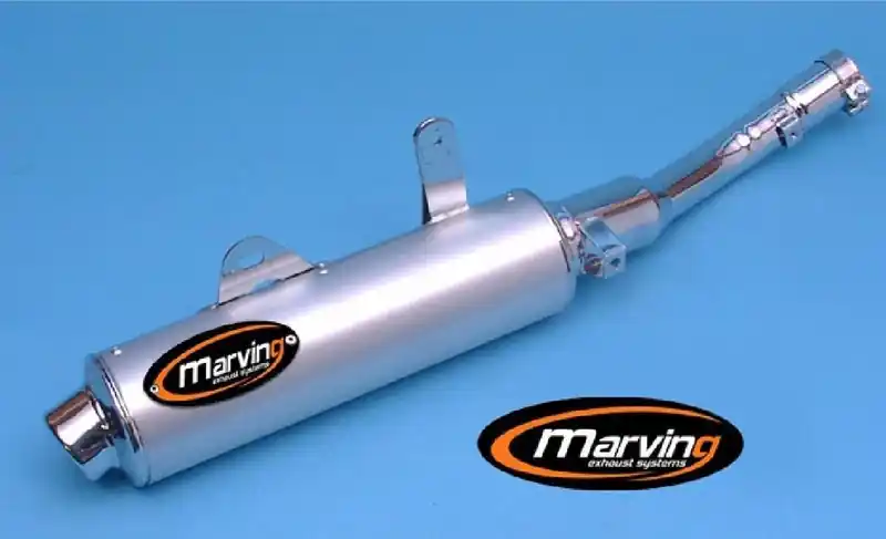 Dernier Modèle Marving silencieux acier chromé et alu à adapter