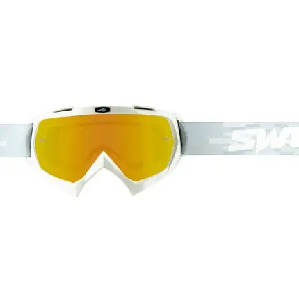 Solde Masque cross SWAP&rsquo;S PIXEL Blanc + Ecran Iridium Or