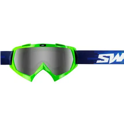 Acheter Direct Masque cross SWAP&rsquo;S PIXEL Vert + Ecran Iridium Argent
