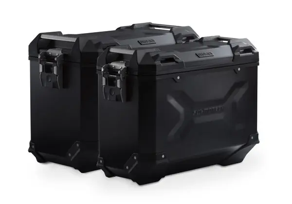 Authentique Kit valises TRAX ADV Noir 45/37 litres pour BMW R 1200 GS (12-18) SW MOTECH