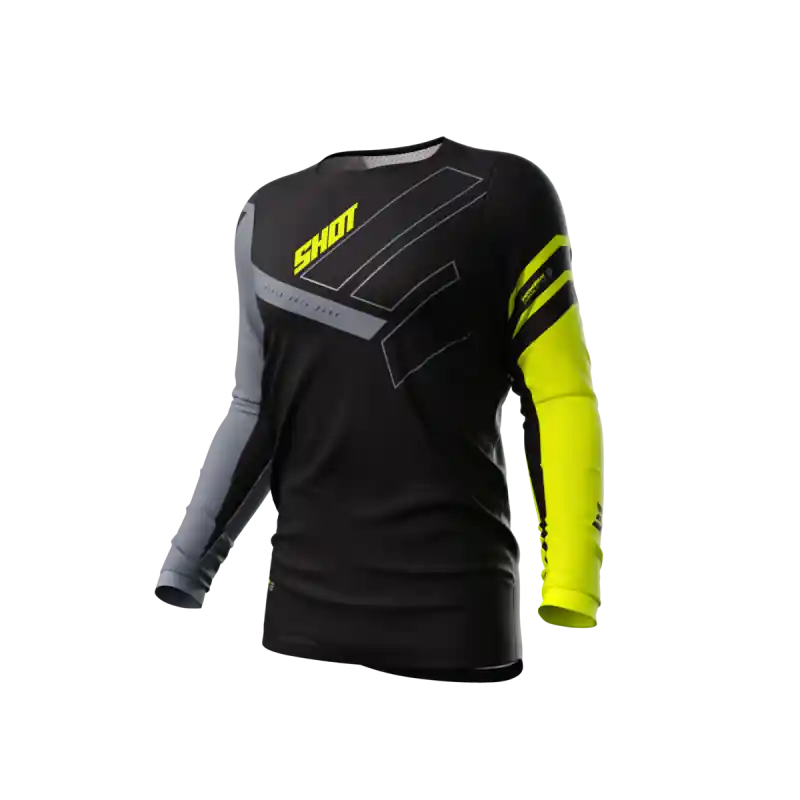 Prix Cassé Maillot SHOT 2024 Contact Rush Jaune Fluo S – UK 40
