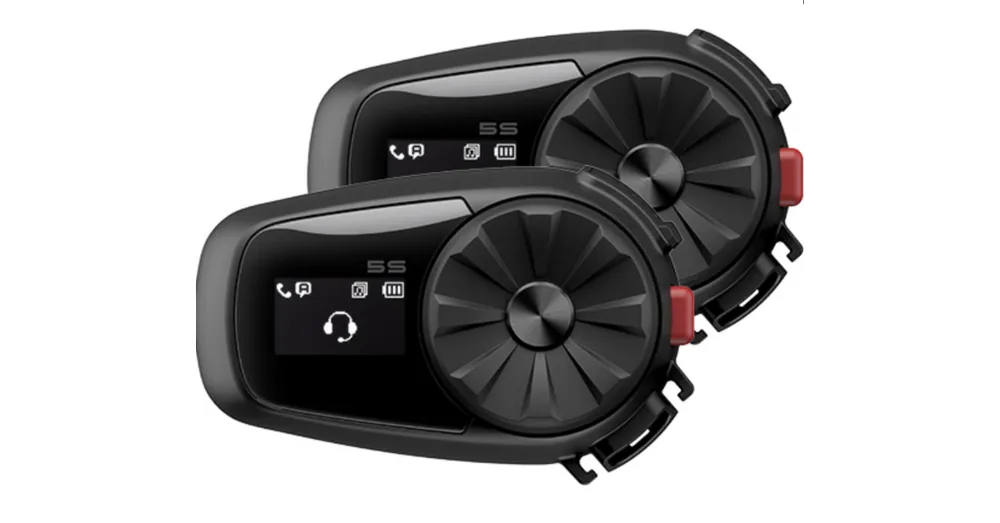 Syst. de com. SENA 5S10 x 2 (DUO) pour moto avec Ecran LCD Prix Bas