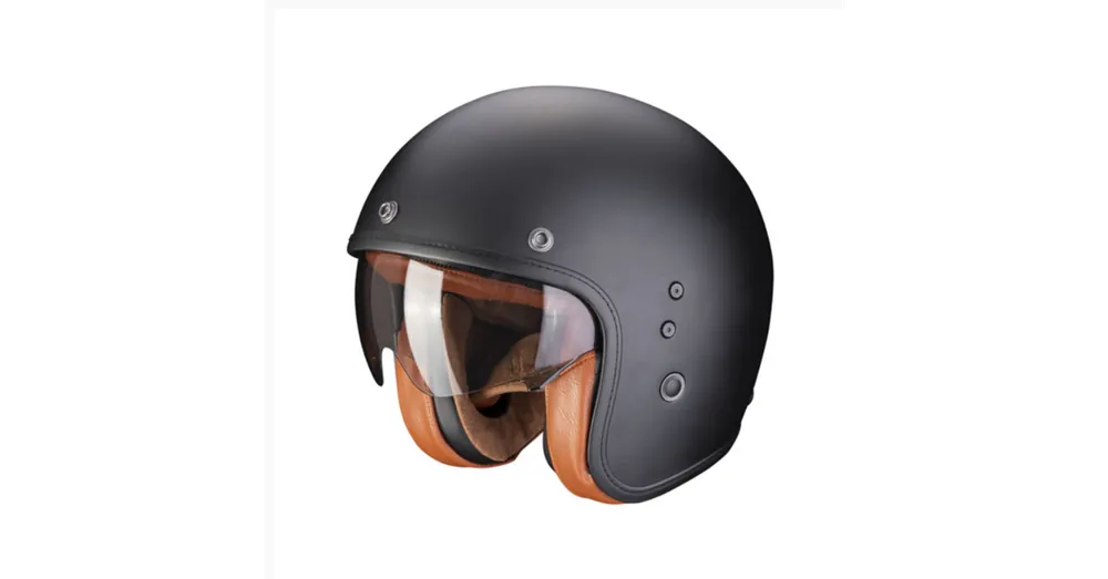 Livraison Express Casque Belfast Evo Luxe Noir Mat- SCORPION XS