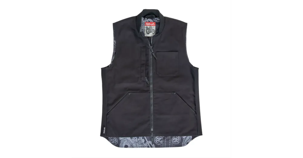 Gilet noir speed- BILTWELL S Seulement Aujourd&rsquo;hui