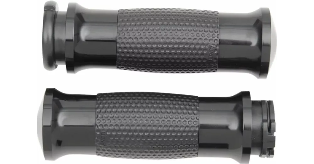 Poignées Air Gel Avon Performance Noir Dyna, Shovelhead, Softail, Sportster, Touring, VRSC Vente Flash