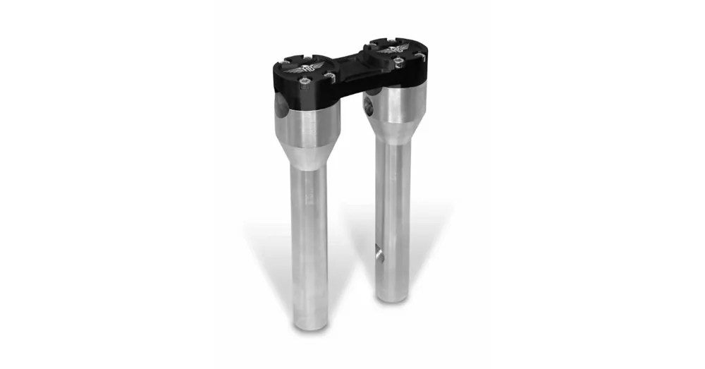 Risers + Pontet Heinz Bikes Club-Style Droit Guidon 1-1/4&Prime; / H. 8&Prime; Argent/Noir Paiement Sécurisé