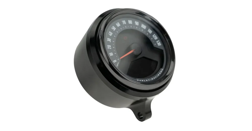 Produit De Marque Support de Compteur de Vitesse Kraus Noir Anodisé Softail Low Rider S