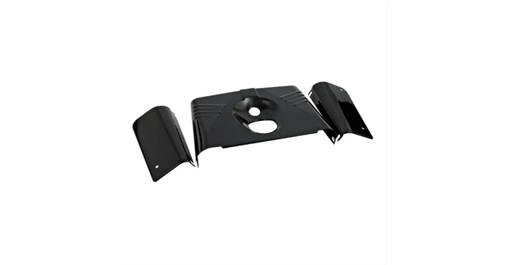 Remise Kit Caches Fourche 3 Pièces Ribbed Noir Softail 86/17