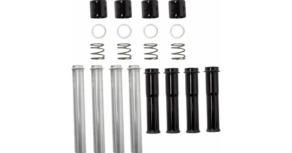 Prix Promo Kit Caches Tiges de Culbuteurs S&S Noir Dyna Softail Touring