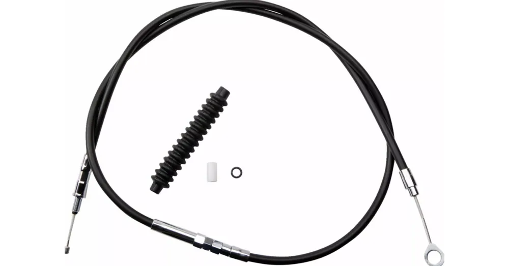 Meilleure Vente Câble d&rsquo;Embrayage Vinyle Noir Longueur 60-11/16&Prime; Dyna Softail Touring 06/17