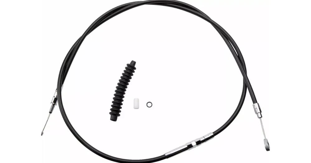 Meilleur Choix Câble d&rsquo;Embrayage Vinyle Noir Longueur 74-11/16&Prime; Dyna Softail Touring