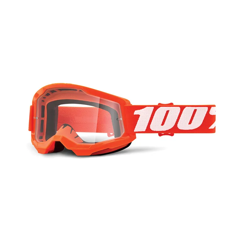 Masque Cross STRATA 2 Orange – Ecran Clair Nouvel Arrivage