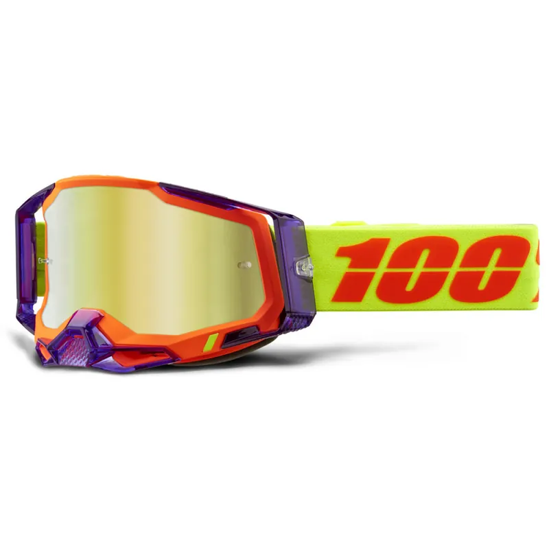 Masque Cross RACECRAFT 2 Panam Ecran Miroir Or Satisfait Ou Remboursé
