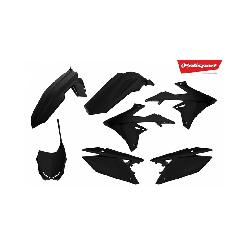 Kit plastique POLISPORT noir Suzuki RM-Z450 Prix Bas