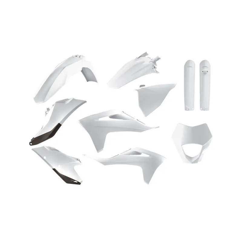 Kit Plastiques POLISPORT blanc Gas Gas EC Réduction