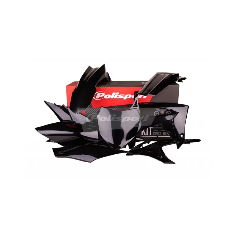 Kit plastique POLISPORT noir Honda CRF250F/CRF450F Achat Immédiat