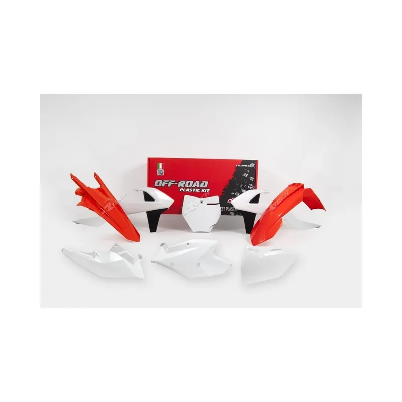 Nouveauté Kit plastique RACETECH couleur origine (2017) orange/blanc/noir KTM