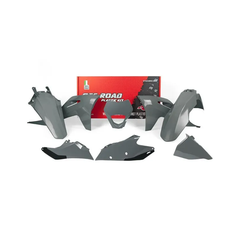 Soldes Kit plastiques RACETECH – Quantum Grey Gas Gas EC/EC-F