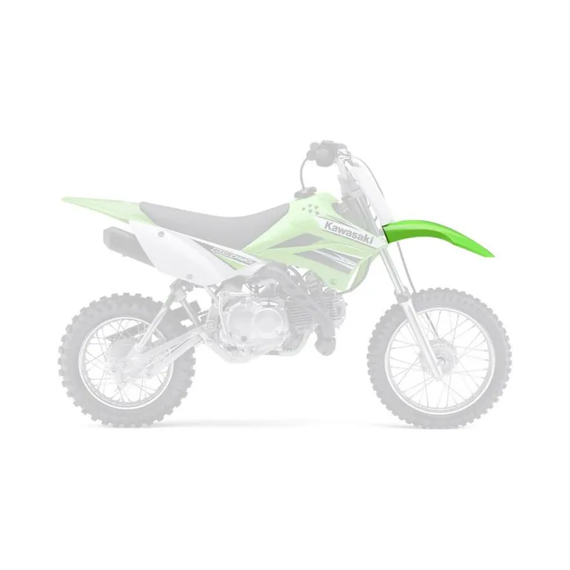 Bon Marché Garde-boue avant UFO vert KX Kawasaki KLX110
