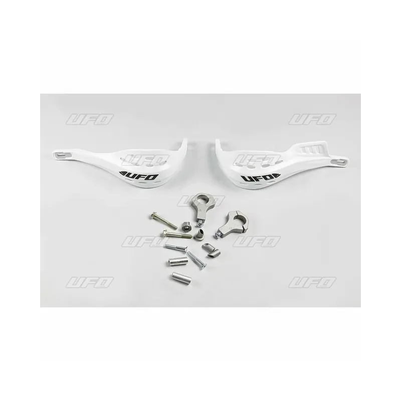 Protège-mains UFO Jumpy supermotard Ø22mm blanc Bon Marché